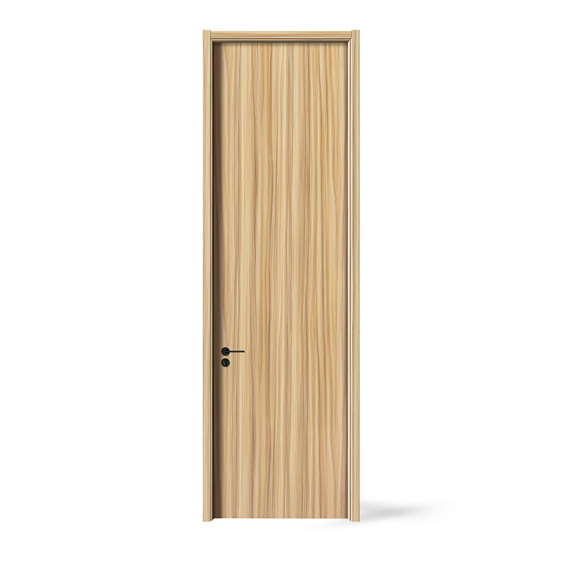 Puerta interior compuesta de madera de nogal